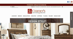Desktop Screenshot of cramersfurniture.com